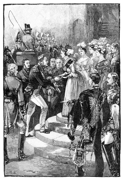 Ricevimento di Luigi Filippo al Castello di Windsor, 1844, 1900 da Unbekannt