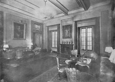 Sala di ricevimento per la visita del Re Vittorio Emanuele III e della Regina Elena d