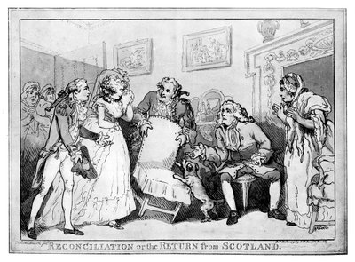 Riconciliazione o il ritorno dalla Scozia da Unbekannt