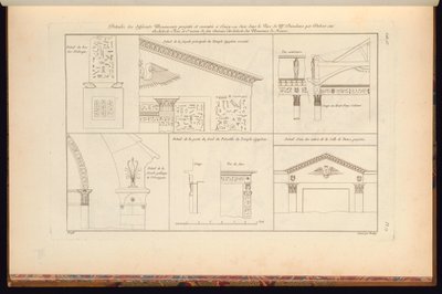 Raccolta di architettura civile da Unbekannt