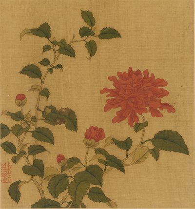 Peonia rossa, dinastia Qing da Unbekannt