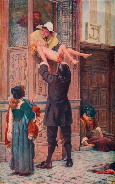 Ridotto dalla peste, Londra, 1665 1905 da Unbekannt