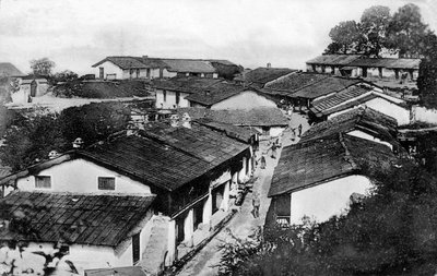 Bazar del reggimento, Ranikhet, Uttaranchal, India, inizio XX secolo da Unbekannt