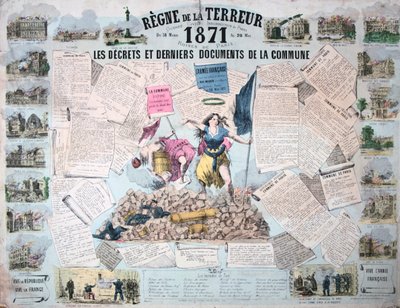 Regno del Terrore, Comune di Parigi, 1871 da Unbekannt