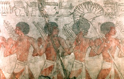 Rilievo con Soldati, Tempio di Hatshepsut da Unbekannt