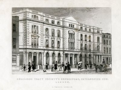 Deposito della Religious Tract Society, Paternoster Row, Londra, XIX secolo da Unbekannt