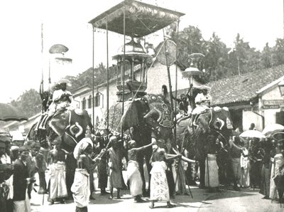 Processione religiosa, Colombo, Ceylon da Unbekannt