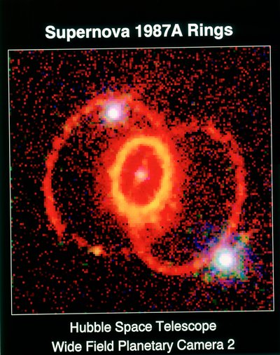 Resto della Supernova 1987A da Unbekannt
