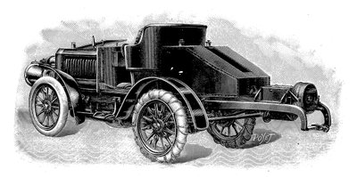 Unità trattore di Renard, con attacco di traino per rimorchi, francese, 1904 da Unbekannt