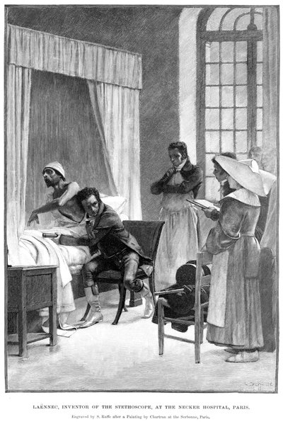 René Théophile Hyacinthe Laennec, medico francese che inventò lo stetoscopio da Unbekannt