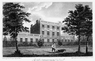 Residenza di John Coakley Lettsom, Camberwell, Londra, 1817 da Unbekannt