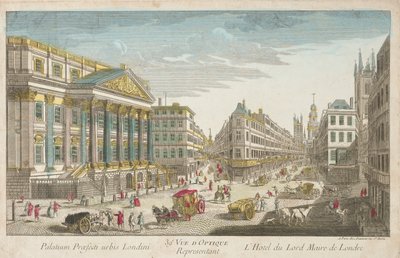 Residenza del Lord Mayor di Londra, XVIII secolo da Unbekannt