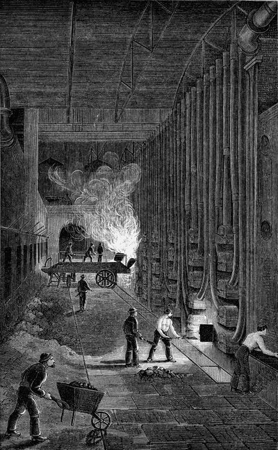 Casa del Retorto, Imperial Gasworks, Kings Road, Londra, 1876 da Unbekannt