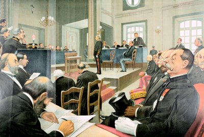 Riesame di Albert Dreyfus, Rennes, Francia, 1899 da Unbekannt
