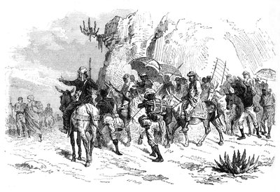 Ritorno dei prigionieri abissini, c1880 da Unbekannt