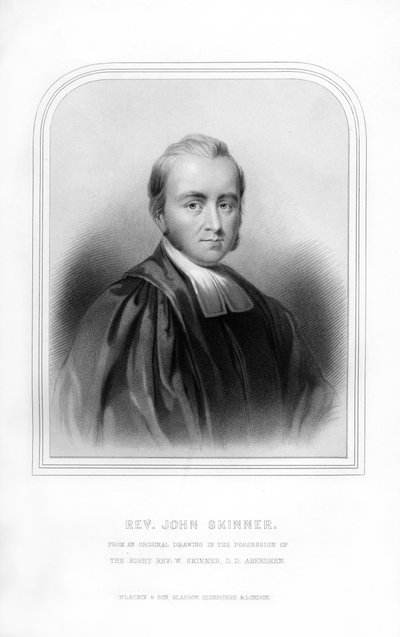 Reverendo John Skinner, storico e cantautore scozzese, 1870 da Unbekannt