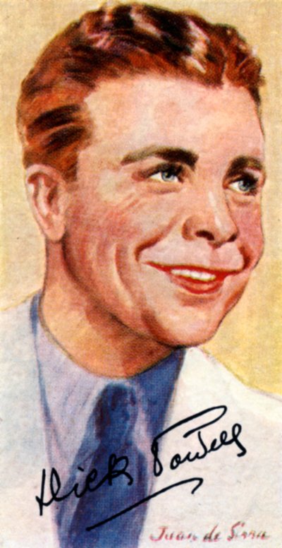 Richard Ewing Dick Powell, cantante, attore, produttore e regista americano, 20° secolo da Unbekannt
