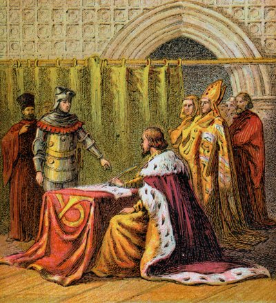 Riccardo II abdica, 1399, c1850 da Unbekannt