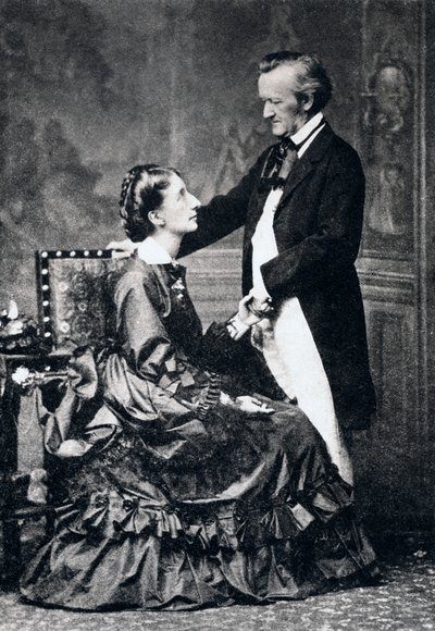 Richard e Cosima Wagner, fine XIX secolo da Unbekannt