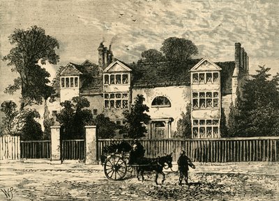 Casa di Richardson a Parsons Green, 1799, c1878 da Unbekannt