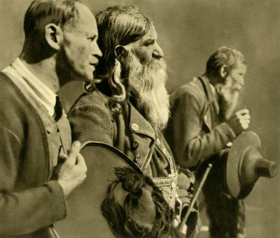 Fucilieri in preghiera, Tirolo, Austria, c1935 da Unbekannt