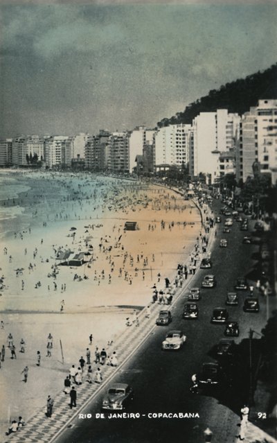 Rio de Janeiro - Copacabana, c1950 da Unbekannt