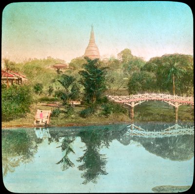 Scena fluviale, India, fine XIX o inizio XX secolo da Unbekannt