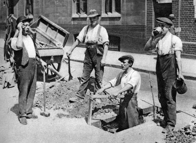 Riparatori di strade, Londra, 1926-1927 da Unbekannt