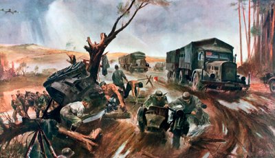 Strada verso il fronte, organizzazione tedesca superiore da Unbekannt