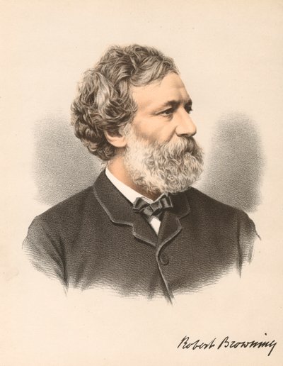 Robert Browning, poeta e drammaturgo inglese da Unbekannt