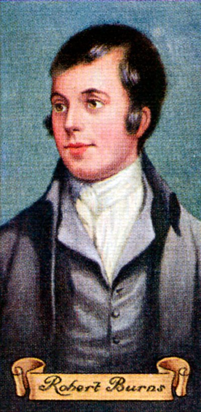 Robert Burns, da una serie di carte da sigarette, 1935 da Unbekannt