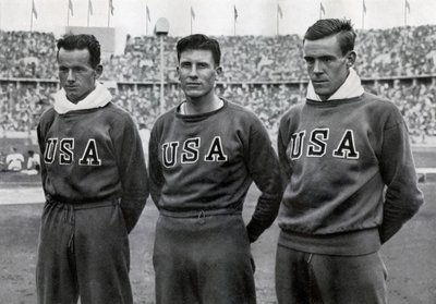 Robert Clark, Glenn Morris, John Parker, decatleti americani, Olimpiadi di Berlino, 1936 da Unbekannt