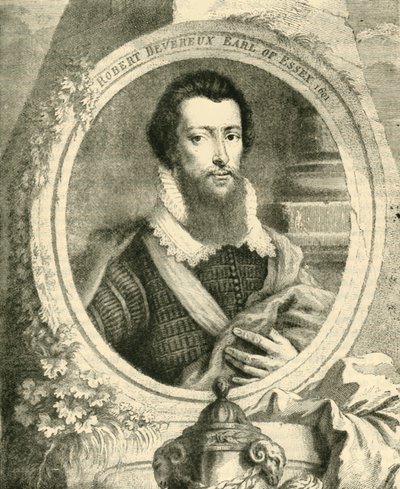 Robert Devereux, Conte di Essex, c1590-1600, 1890 da Unbekannt