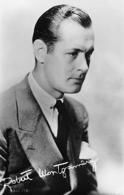 Robert Montgomery 1904-1981, attore e regista americano, XX secolo da Unbekannt