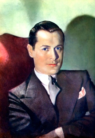 Robert Montgomery, attore e regista americano, 1934-1935 da Unbekannt