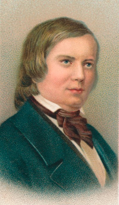 Robert Schumann 1810-1856, compositore tedesco, 1911 da Unbekannt