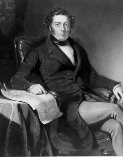 Robert Stephenson, ingegnere meccanico e strutturale inglese da Unbekannt