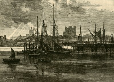 Rochester, dal Medway, 1898 da Unbekannt