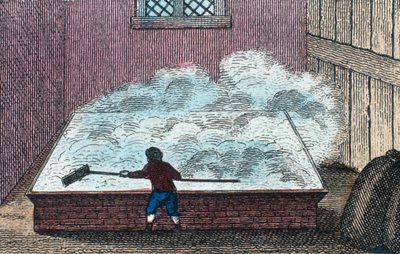 Sale di roccia: raffinazione del sale, Northwich, Cheshire, Inghilterra, XIX secolo da Unbekannt