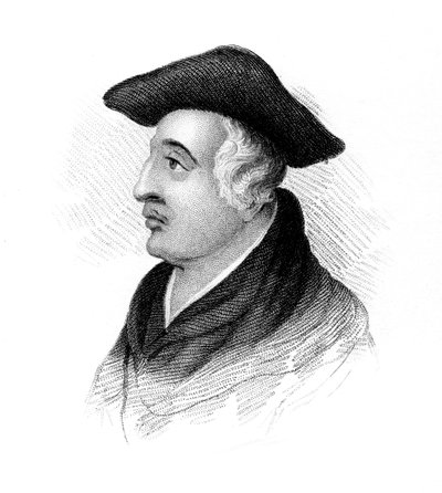 Roger Bacon, frate francescano e filosofo inglese del XIII secolo, c1850 da Unbekannt