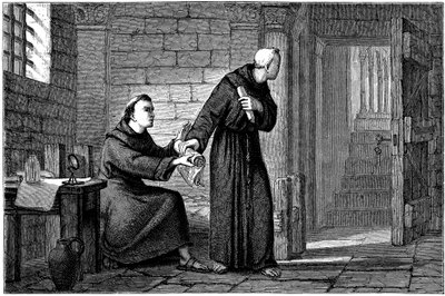 Roger Bacon, scienziato sperimentale inglese, filosofo e frate francescano da Unbekannt