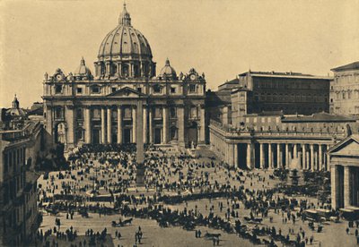 Roma - Facciata e Cupola di S. Pietro, 1910 da Unbekannt
