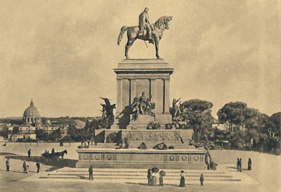 Roma - Colle Gianicolo - Monumento a Garibaldi, di Emilio Gallori, 1895, 1910 da Unbekannt