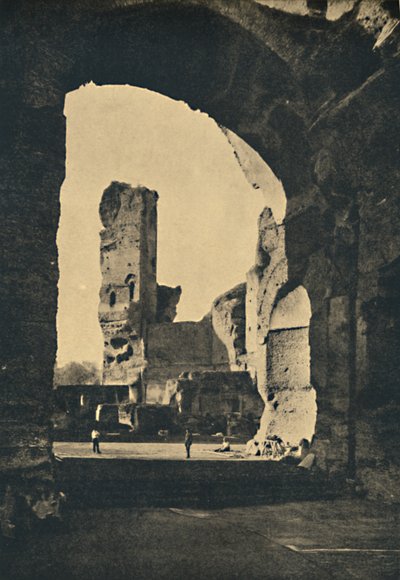 Roma - Resti delle Terme di Caracalla sulla Via Appia, 1910 da Unbekannt