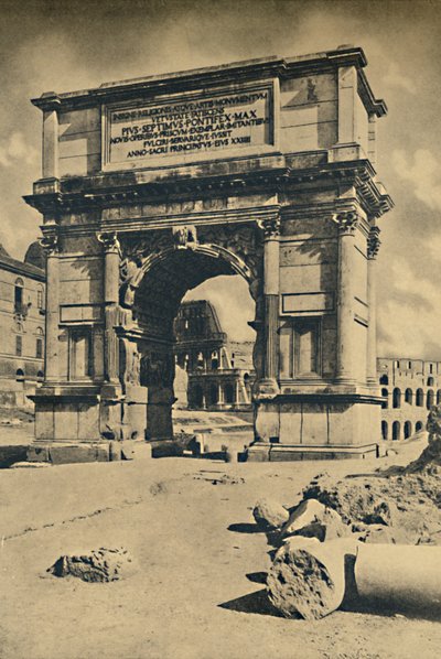 Roma - Foro Romano - Arco di Tito, 1910 da Unbekannt