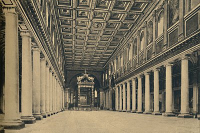 Roma - S. Maria Maggiore. Navata principale, 1910 da Unbekannt