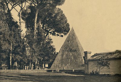 Roma - Piramide sepolcrale di Caio Cestio - Porta di San Paolo sulla via Ostiense, 1910 da Unbekannt