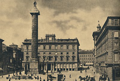 Roma - Piazza e Colonna di Marco Aurelio da Unbekannt