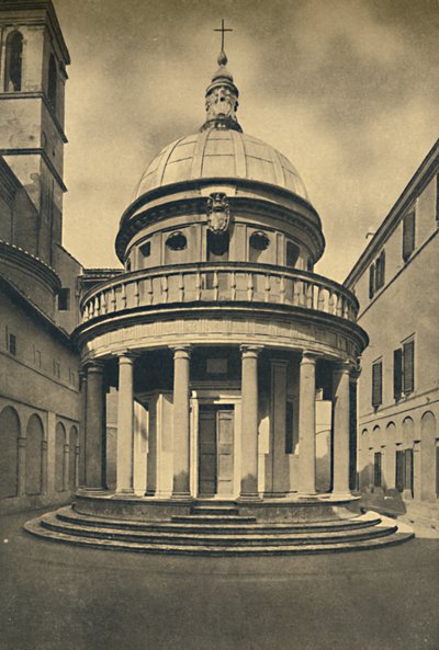 Roma - Tempio di Bramante nel chiostro di S. Pietro in Montorio sul Gianicolo, 1910 da Unbekannt
