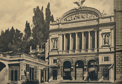 Roma - Via Nazionale. Teatro Drammatico Nazionale e Villa Colonna da Unbekannt